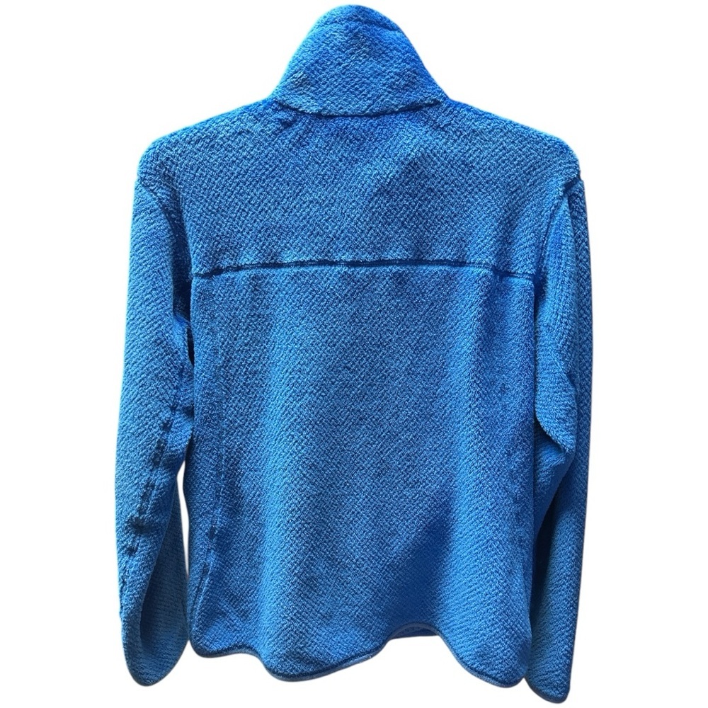 Patagonia Women's Re-Tool Snap-T Fleece Sweater Pullover Andes Cobalt Blue - Picture 3 of 4